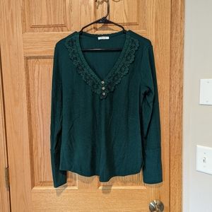 Maurices Green Long Sleeve | M
